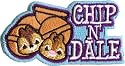 Disney Cuties - Chip N Dale Chipmuck Logo Patch