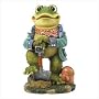 Frog with Shovel Statue