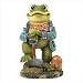 Outdoor Living : Frog with Shovel Statue