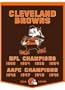 Cleveland Browns 24 Inch x 36 Inch Wool Dynasty Banner (Quantity of 1)