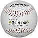 Sporting Goods : Worth ASA Super Gold Dot C-Lok SP Softballs