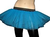Neon-UV Blue Tutu - Free Size (Fits 6-14) - Also Available In 9 Colours!