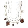 Leopard Heart Charm Necklace Leopard Heart Charm Necklace