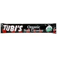 Tubi's Organic Soft Licorice, 1-Ounce Bars (Pack of 36)