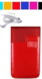 Ipod touch 2nd generation 2G 16GB 32GB car charger + carrying case + ipod touch screen protector kit + Cleaning cloth (Many Color Available) (Switch Red)