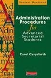 Administration procedures for advanced secretarial students