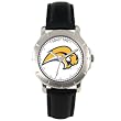 BUFFALO SABRES Beautiful Glass Crystal Face "Player Series" WATCH with 9" Leather Band
