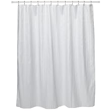 Croscill Fabric Shower Curtain Liner, White