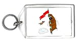 Keychain with animals, animal, dog