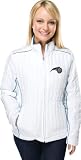 Orlando Magic Women's Bombshell White Full-Zip Jacket