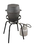 Camp Chef SLP-TDO Ultimate Roaster,Single Burner Low Pressure. Cast Iron TDO for Convection Roasting, Black