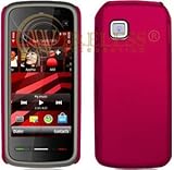 Rose Pink Open Face Rubber Feel Protex Cover for Nokia Nuron 5230 T-Mobile  ....