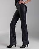 Shape fx Leather boot-cut control pant|