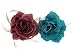 Haarschmuck Fascinator Haarblume Blume Blauton HACC811