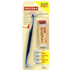 Amazon.com: The Doctor’s Sulcus Brush, 1 brush (Pack of 6) Colors May