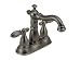 Delta 2555PT-216PT Victorian Double-Handle Centerset Lavatory Faucet with Metal Pop-Up, Aged Pewter