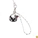 Hand Crafted Cellular Phone Charm - Fashion Purse - Black