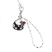 Hand Crafted Cellular Phone Charm - Fashion Purse - Black