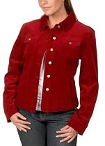 Live A Little Women's Corduroy Pretty Pocket Jacket
