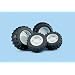 Bruder 02014 - TOP-Profi Traktor Zwillingsbereifung mit wei�en Felgen