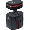 Skross World Travel Adapter 2 With Dual USB Charger. Swiss Designed For Safety And Quality. Charge iPads, iPhones, iPods, Blackberrys And Other USB Devices In Over 150 Countries.