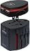 Skross World Travel Adapter 2 With Dual USB Charger. Swiss Designed For Safety And Quality. Charge iPads, iPhones, iPods, Blackberrys And Other USB Devices In Over 150 Countries.