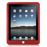 MiniSuit Apple iPad case skin for Apple iPad 3G tablet / Wifi model 16GB, 32GB, 64GB with screen protector and MiniSuit Cleaner- Red Skin