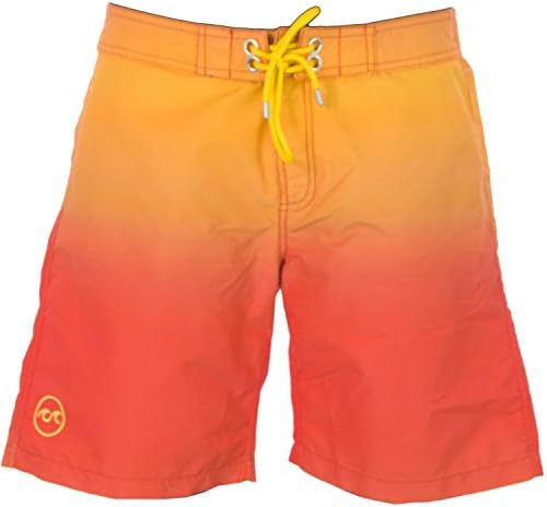 Olasul Men's Solid Swim Trunks 32 Orange