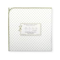 SwaddleDesigns Ultimate Receiving Blanket - Polka Dots - Sage