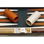Backgammon Travel Leather Black