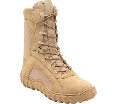 Mens ROCKY 8 Casual Lace Up S2V Work Boots TAN (Size Run 4 - 17 M / N / W / EW) SPR-SUM FAL-WIN