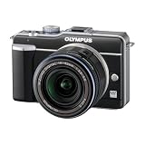 Olympus PEN E-PL1 12.3MP Live MOS Micro Four Thirds Interchangeable Lens Digital Camera with 14-42mm f/3.5-5.6 Zuiko Digital Zoom Lens (Black)