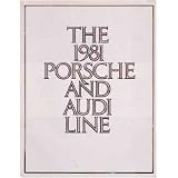 1981 PORSCHE AUDI Sales Brochure Literature Book by Porsche