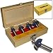 Tools & Hardware : Holbren 4-piece Cove Router Bit Set (1/2-in. Shank)