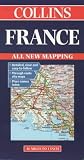 Collins France Road Map (Collins European Road Map)