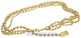 Coach Gold-tone Bead Chain Belt Size P-S