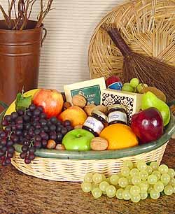 Delightful Fruit & Gourmet Basket by GiftTree.com