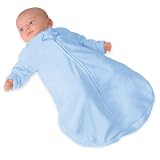Kiddopotamus & Co Dreamsie Luxe Sleeper And Sleep Cap In Luxurious Double Velboa With Star And Cresent Moon Appliques