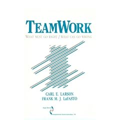 Teamwork: What Must Go Right/What Can Go Wrong: What Must Go Right - What Can Go Wrong (SAGE Series in Interpersonal Communication)