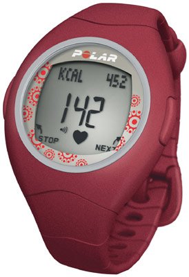 POLAR Fitness-Computer F4, RED Berry