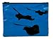 Blue Q Stingray Zipper Pouch