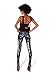 Roseate Women's 3D Digital Print Leggings Gym Workout Running Tights Mechanical Multicoloured