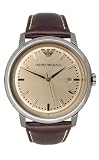 * Men’s Emporio Armani Watch * Model AR0573 * Brown Leather Band