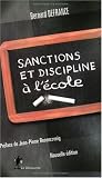 Sanctions et discipline à l\'école