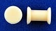 Flesh Color Silicon Plugs - 4g, 11mm long - Sold as a Pair