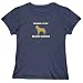 T-Shirt Woman Navy Blue  Property Of My Belgian Malinois  Dog