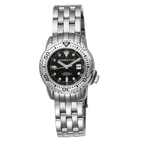 Momentum Womens 1M-DV83B0 Storm II Black Dial Steel Bracelet