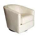 Lewis Swivel Chair London - Ivory