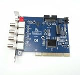 4-Channel 4 CH DVR + 1CH TV Out PCI Surveillance Video Capture Card