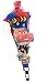 Bastelset 3-D Schultüte Cars Mc Queen - 85 cm - 6 - eckig
